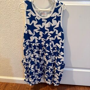 Hanna Andersson girls star dress size 10